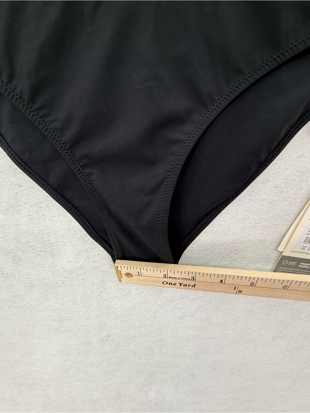 NWT Vuori Women’s Aqua Bikini Bottom VW709 Black Size Medium (6-8) - Picture 9 of 10